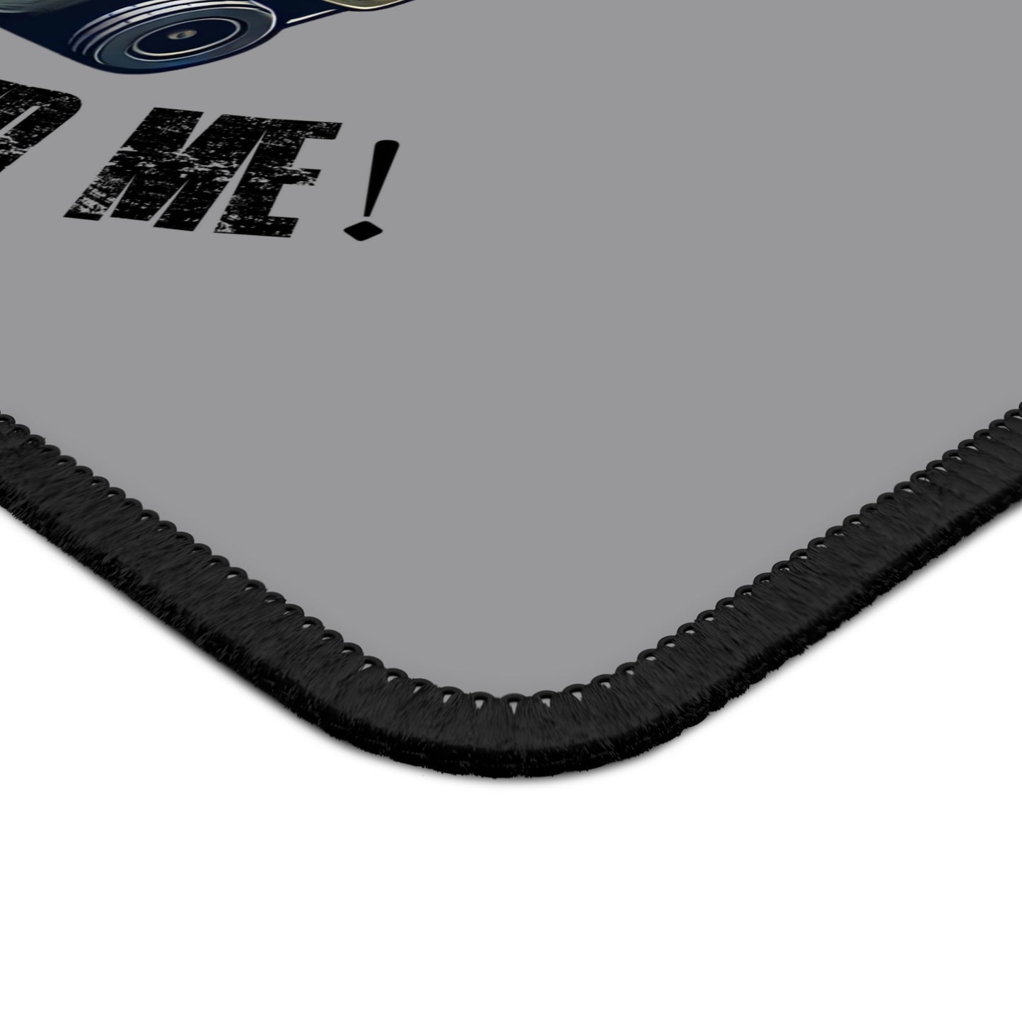 Tactical Trash Can Soldier Non Slip Mouse Pad | Funny Military Garbage Bin Design | Unique Cartoon Prop Hunt Gift | Armed Trash Bin Graphic
