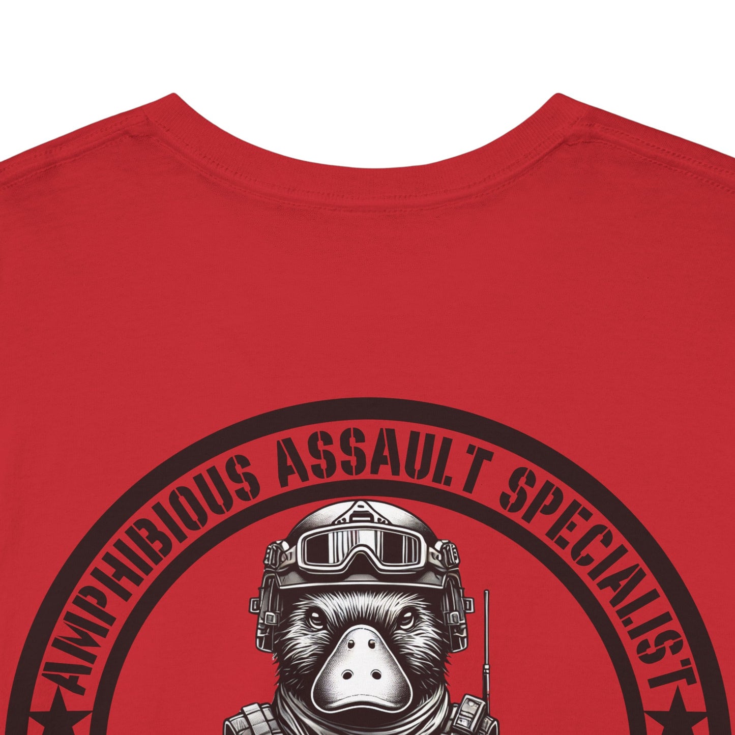 Tactical Platypus Shirt | Amphibious Assault Specialist Tee Funny Military-Inspired Patriotic Gift Humor Platypus Lover Master of Land Water