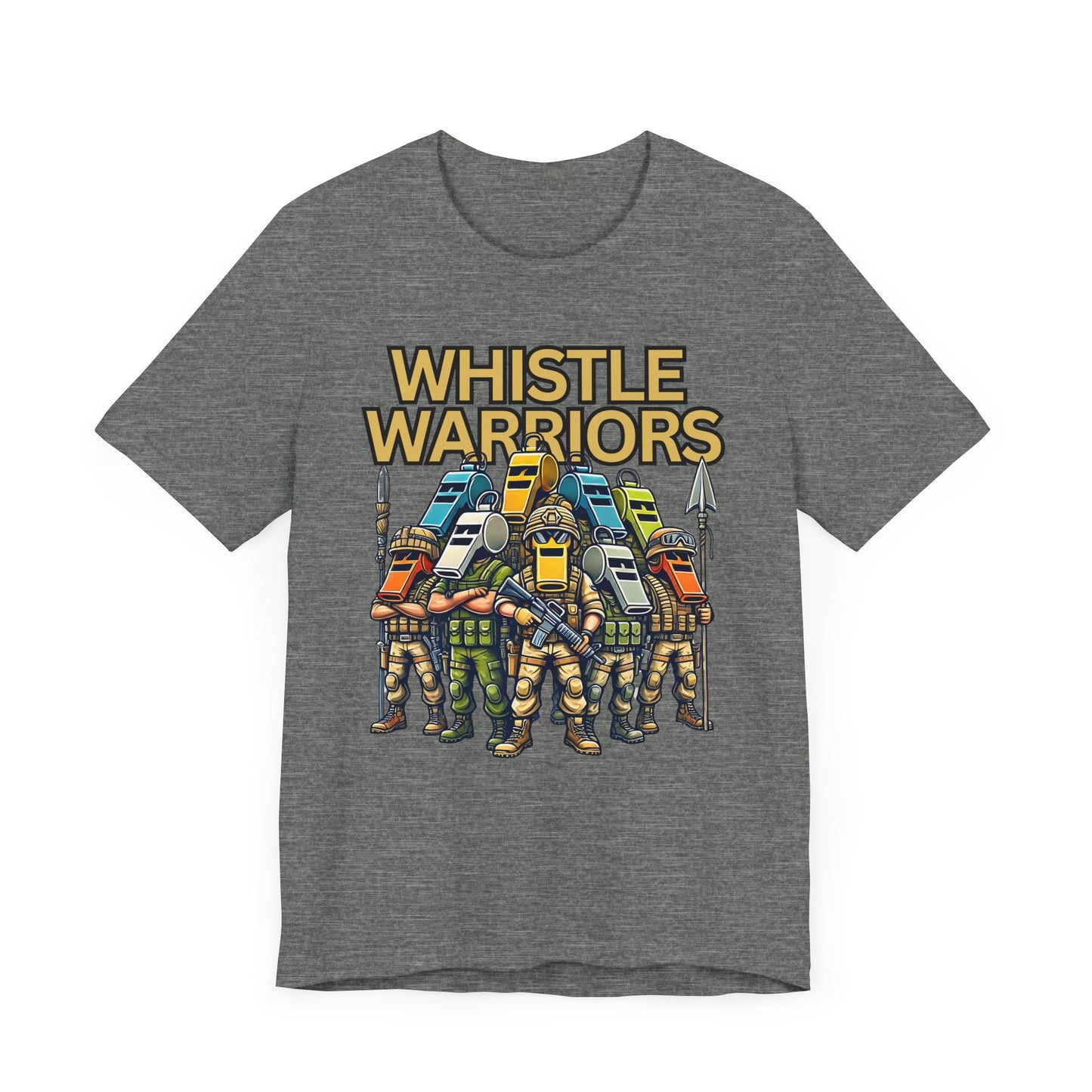 Whistle Warriors | Tactical Cartoon Whistle Soldiers Art | Funny Military Prop Hunt Design | Unique Gamer Gift | Bold Team Illustration