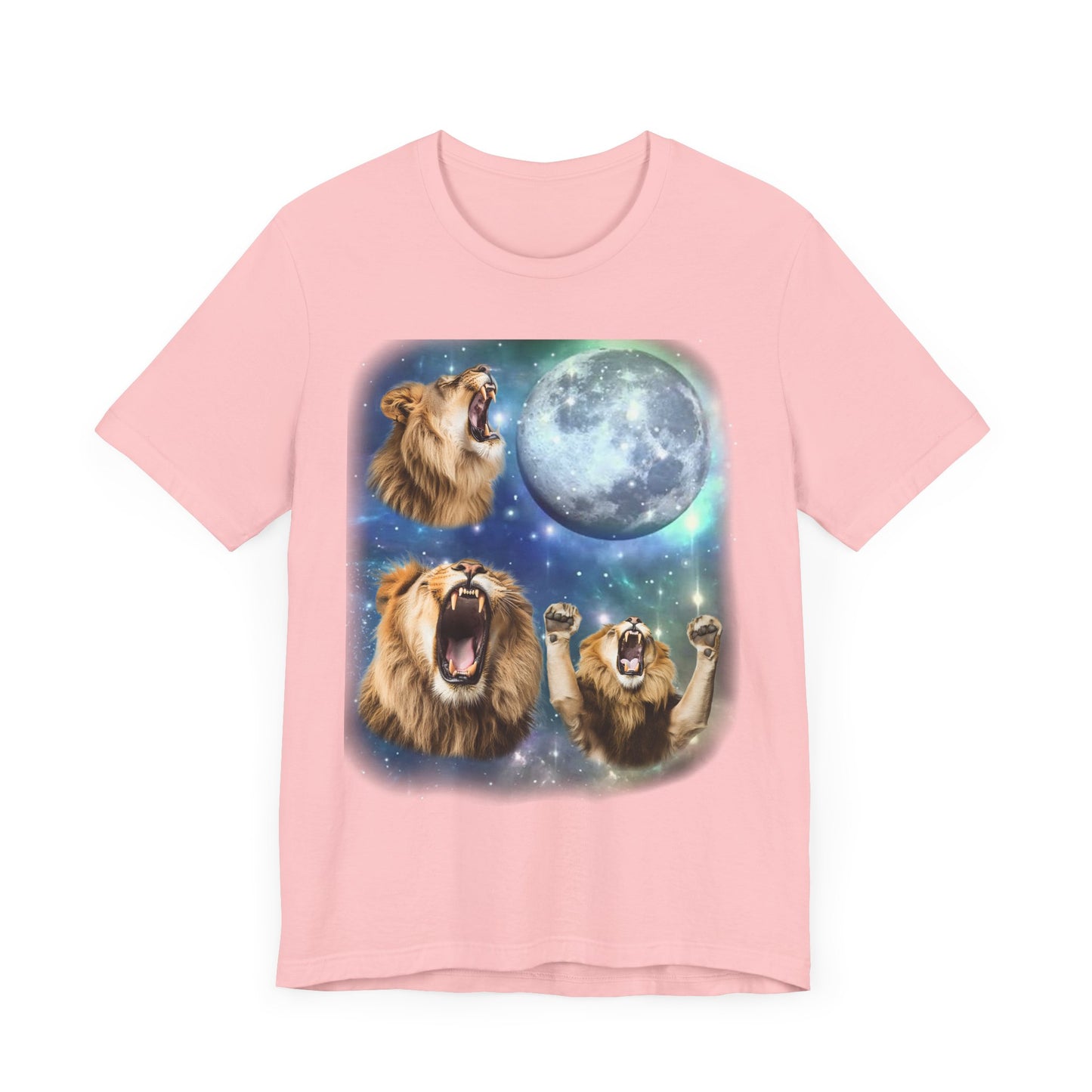 Lion Howling at the Moon Shirt | Vintage 90s Inspired Animal Tee | Funny Lion Lover Gift | Retro Big Cat Vibes | King of the Jungle Humor