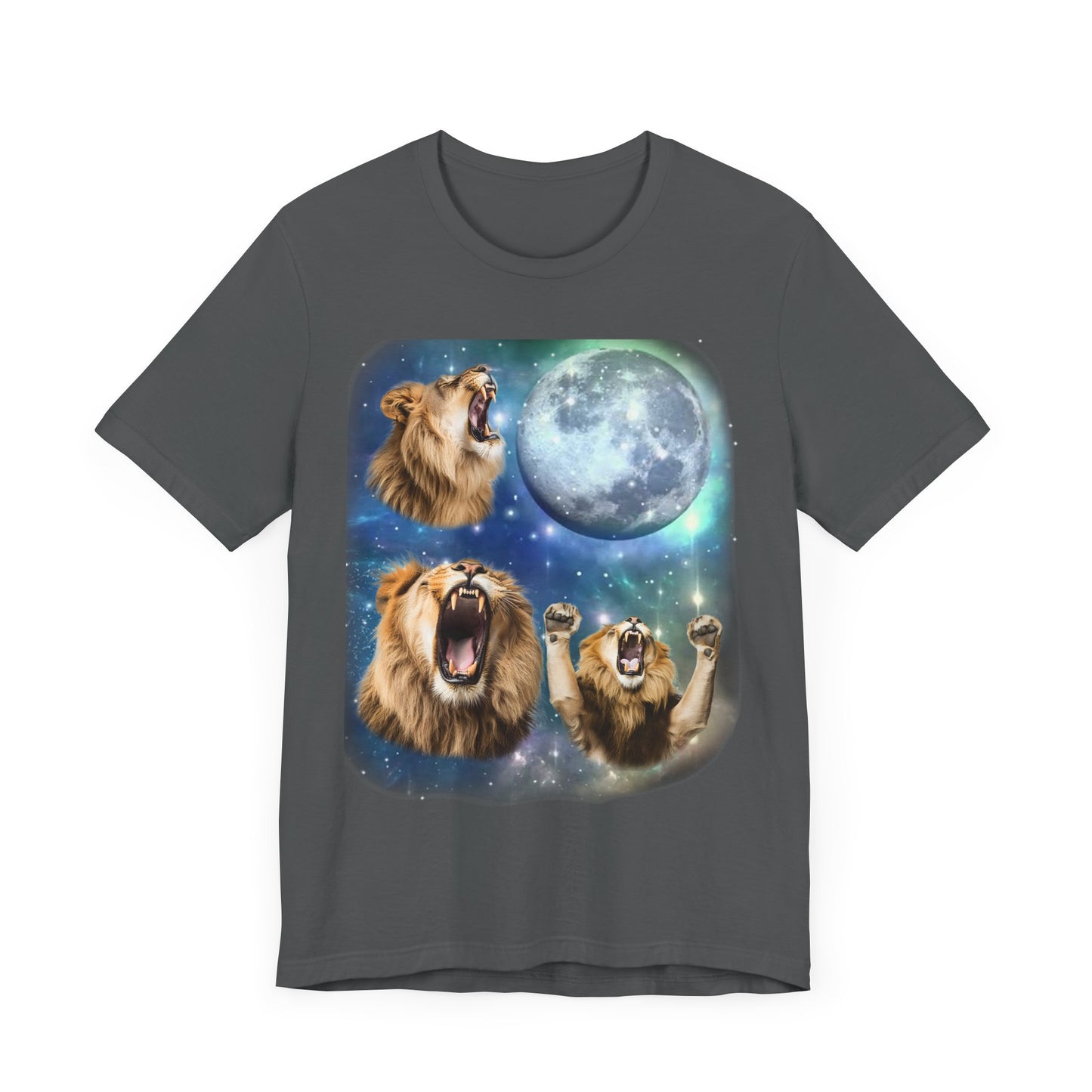 Lion Howling at the Moon Shirt | Vintage 90s Inspired Animal Tee | Funny Lion Lover Gift | Retro Big Cat Vibes | King of the Jungle Humor