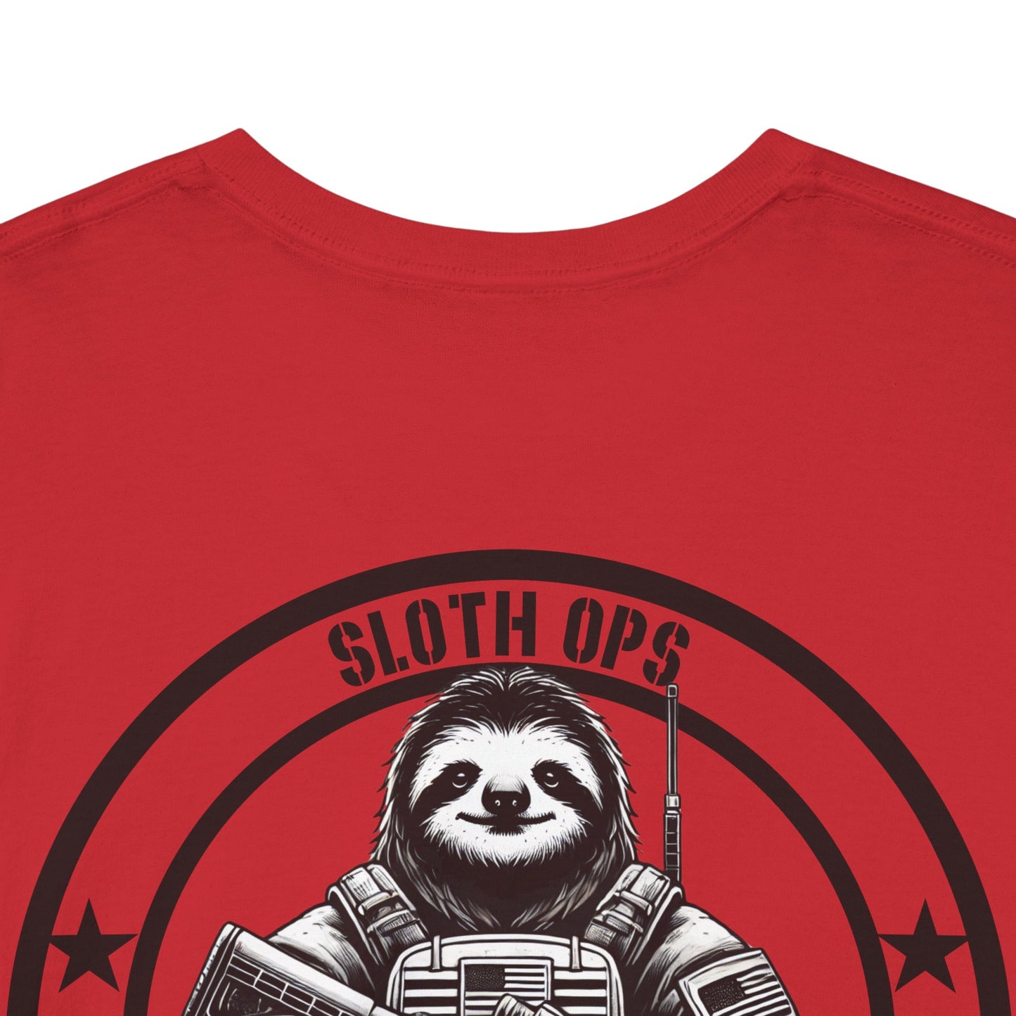Tactical Sloth Ops Shirt | Funny Sloth Military-Inspired Tee | Patriotic Humor Gift for Sloth Lovers | Slow Steady Tactical Graphic Design