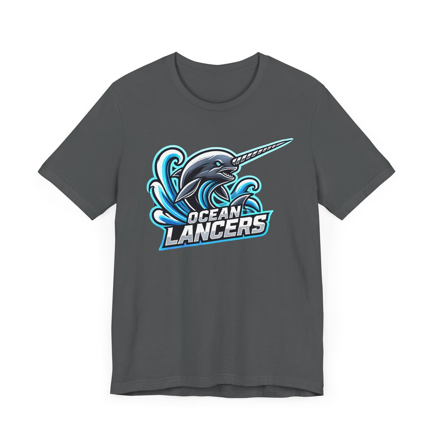 Ocean Lancers Narwhal Shirt | Majestic Aquatic Animal Design | Unique Ocean-Themed Gift Marine Lovers | Bold Gamer Esports Jersey Style