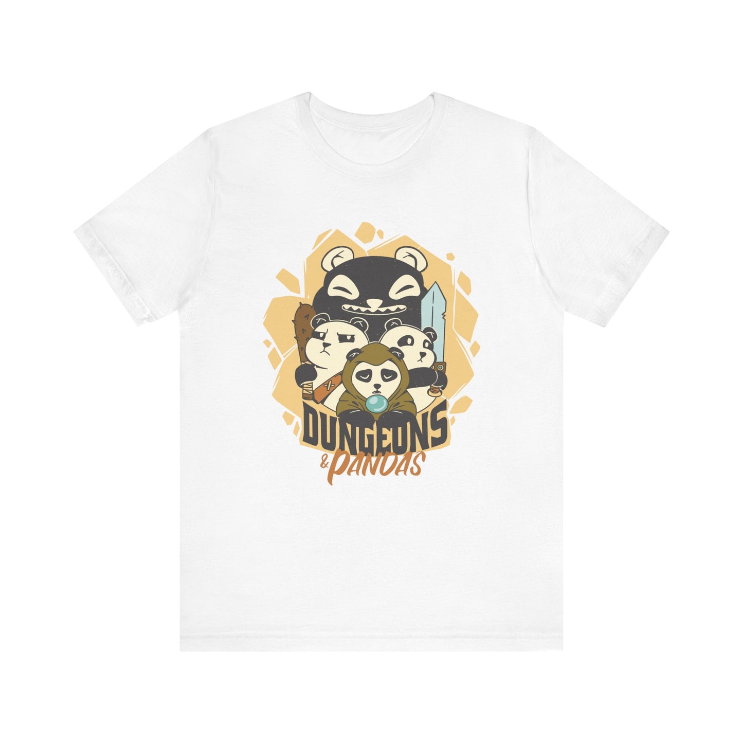 Dungeons and Pandas Shirt | D&D Parody Game Tee for Panda Lovers | Roleplaying Fantasy Game | Nerdy Gift Ideas for Gamers Funny Panda Shirt
