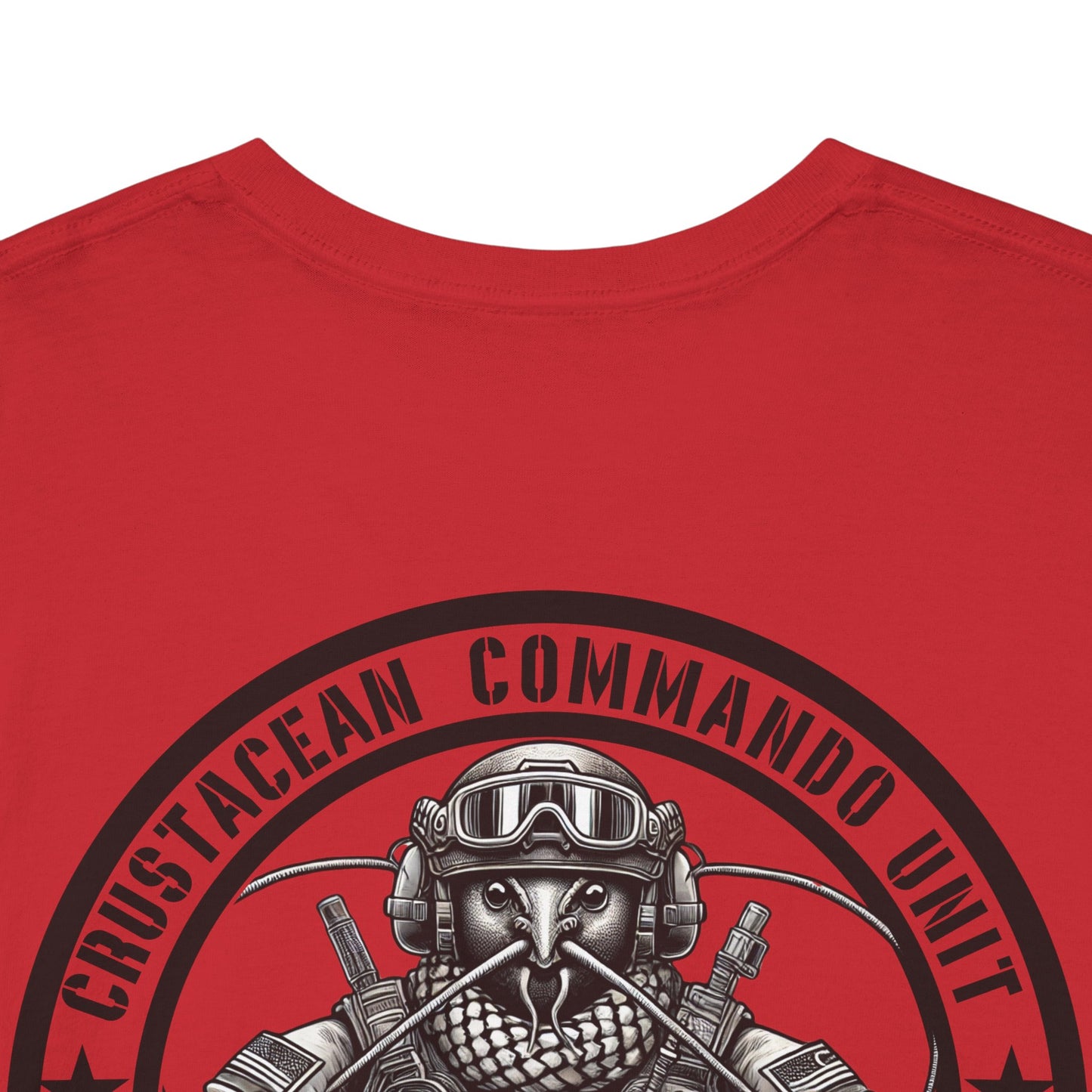Crustacean Commando Unit Shirt | Tactical Lobster Tee | Funny Military-Inspired Lobster Shirt Patriotic Humor Graphic Seafood Tactical Fans