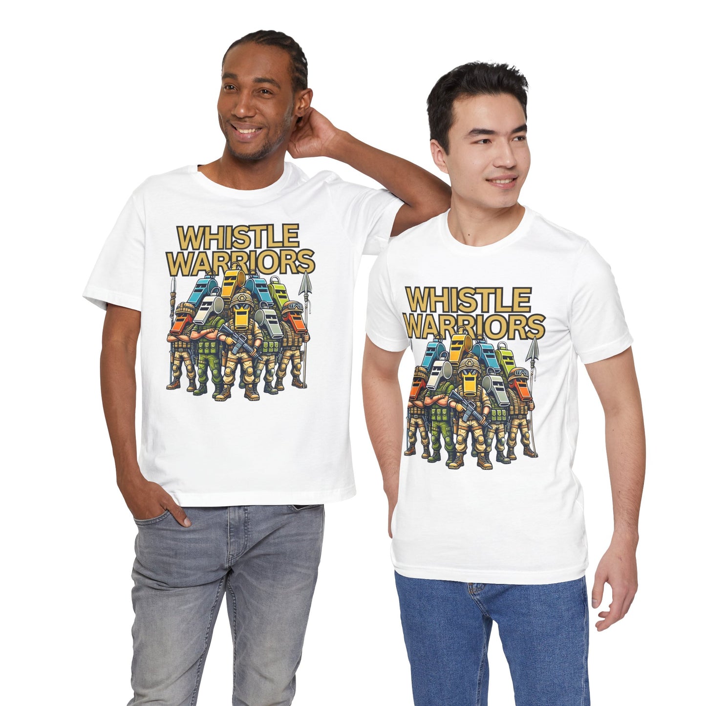 Whistle Warriors | Tactical Cartoon Whistle Soldiers Art | Funny Military Prop Hunt Design | Unique Gamer Gift | Bold Team Illustration
