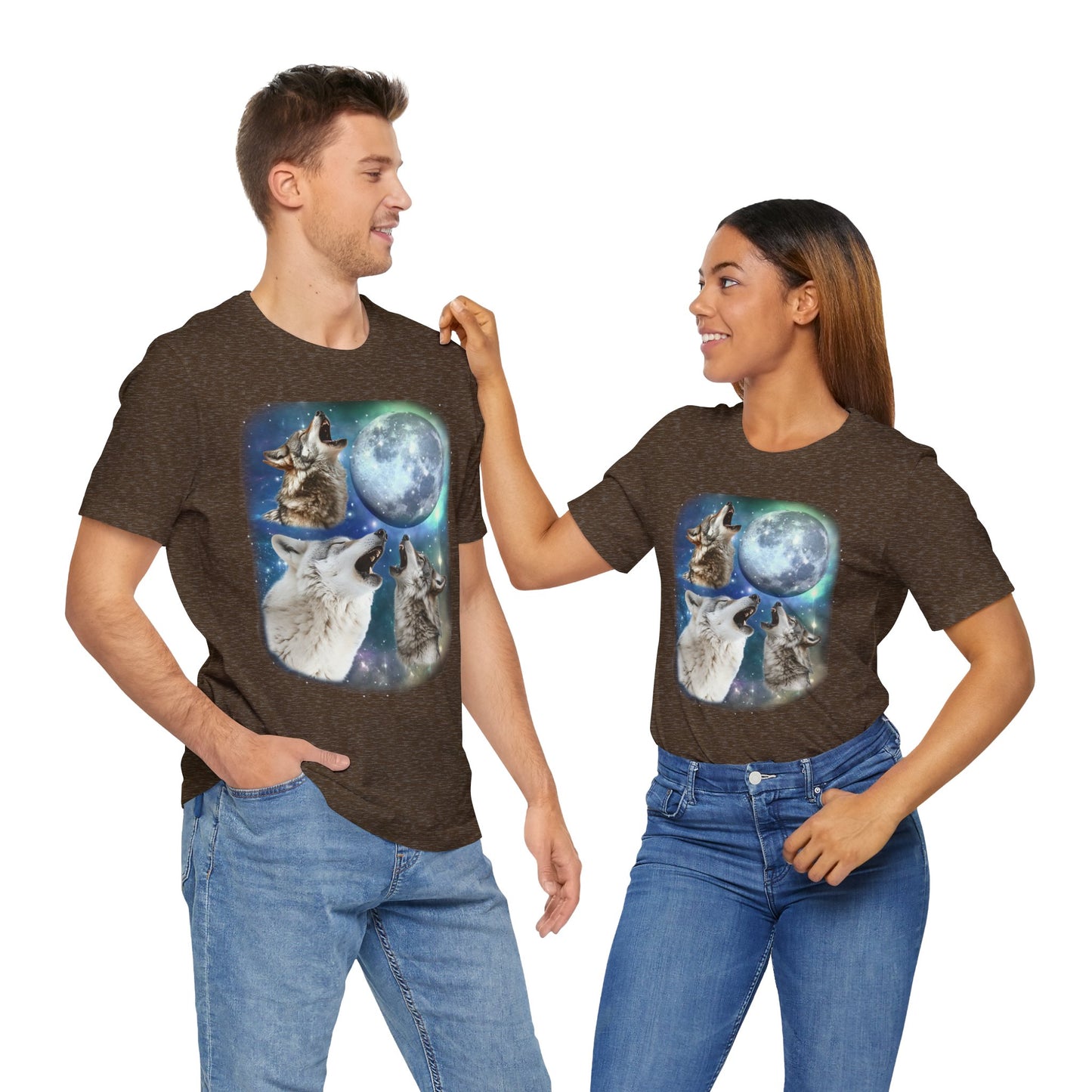 Wolf Howling At Moon Shirt | 90s Inspired Howling Wolf Tee Wild Nature Animal Gift | Retro Wilderness Vibes Cool Wolf Lover Shirt Wolf Gift