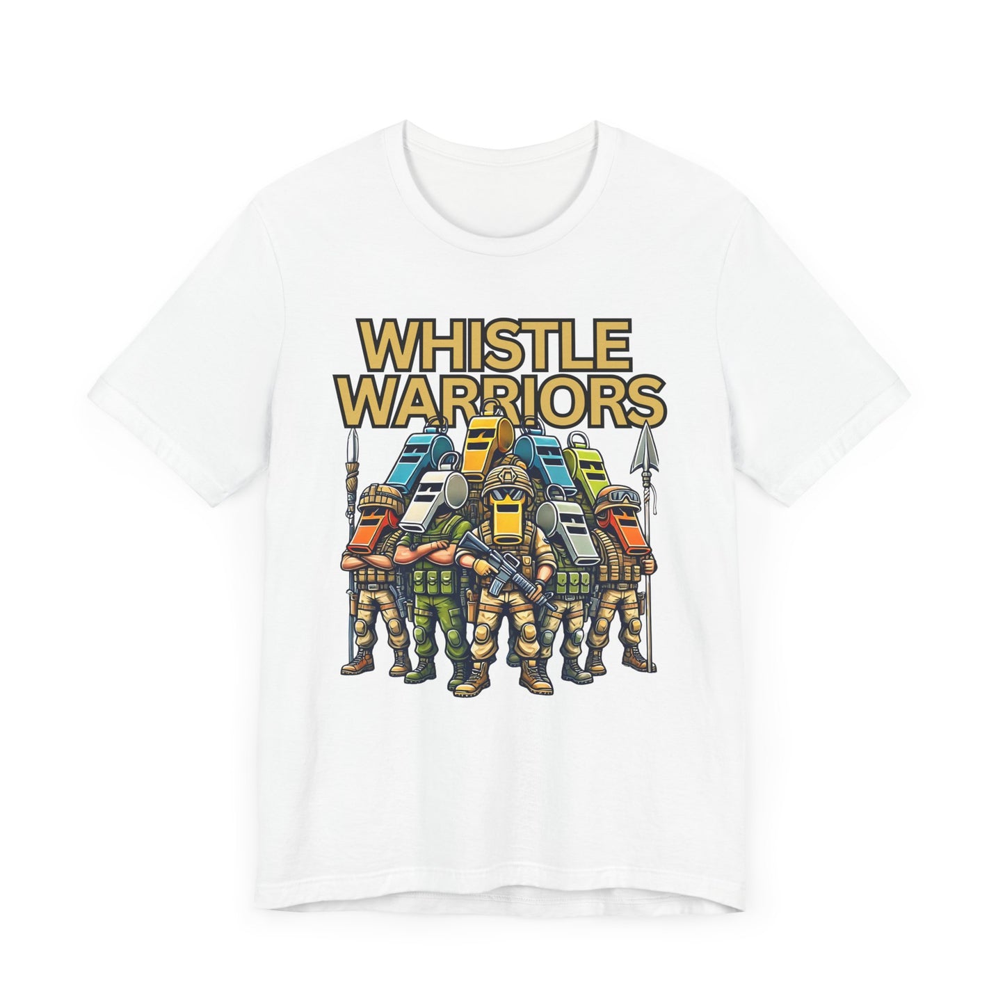 Whistle Warriors | Tactical Cartoon Whistle Soldiers Art | Funny Military Prop Hunt Design | Unique Gamer Gift | Bold Team Illustration