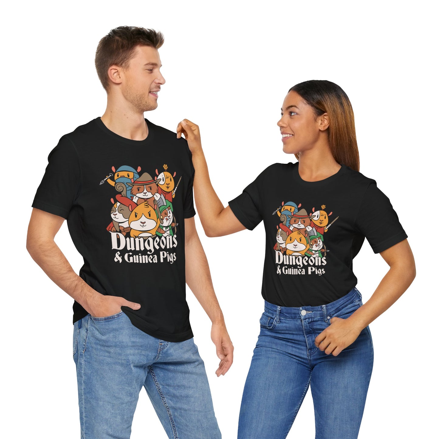 Dungeons and Guinea Pigs Shirt | D&D Parody Game Tee for Guinea Pig Lovers | Roleplaying Fantasy Game | Fun Nerdy Gift Ideas