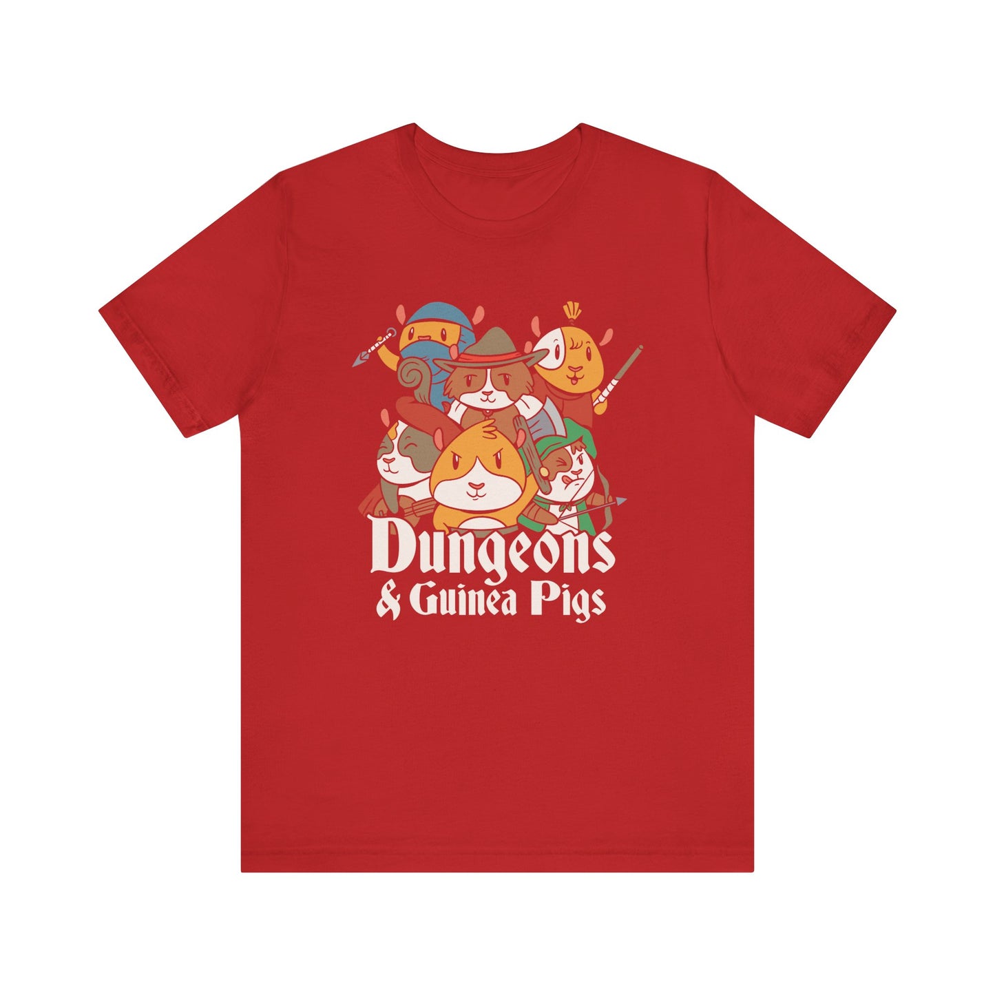 Dungeons and Guinea Pigs Shirt | D&D Parody Game Tee for Guinea Pig Lovers | Roleplaying Fantasy Game | Fun Nerdy Gift Ideas