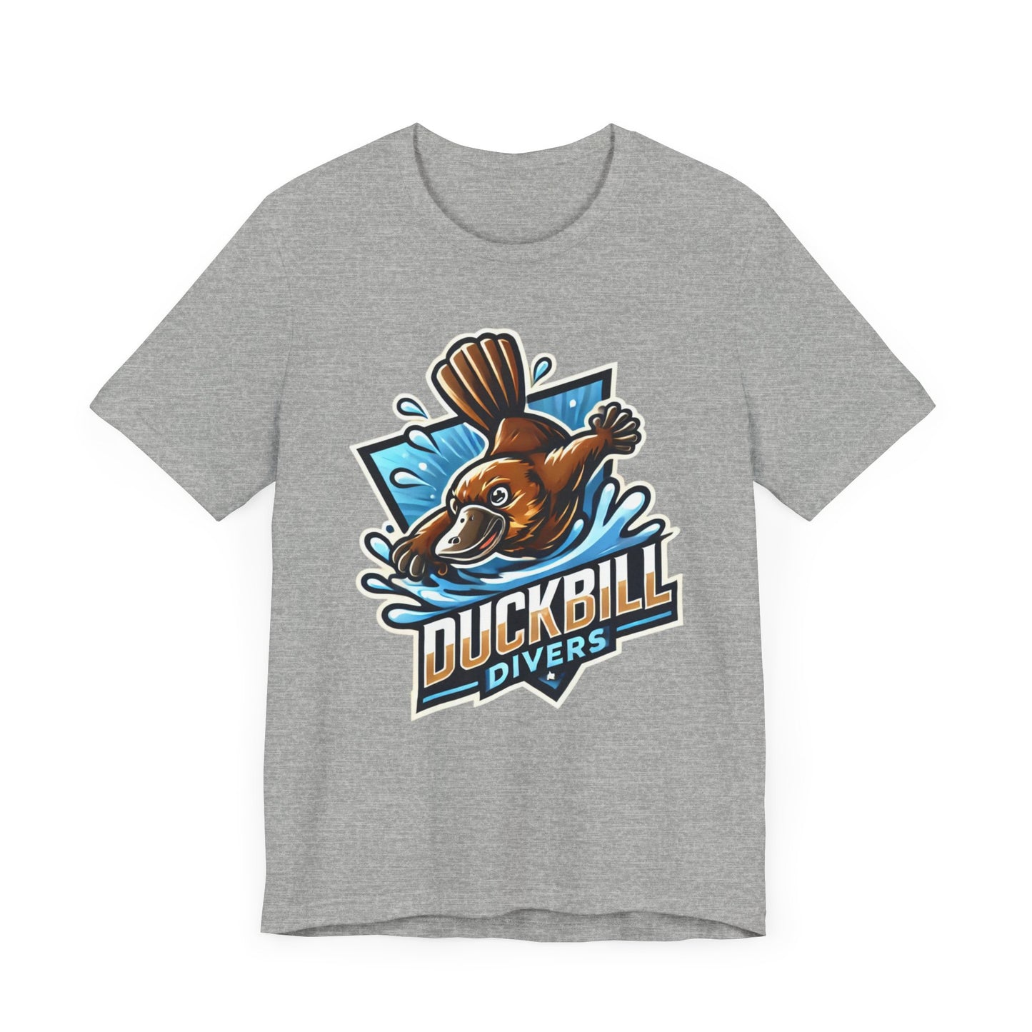 Platypus Duckbill Divers Shirt | Funny Water Animal Diving Tee | Unique Aquatic-Themed Gift Platypus and Diving Lovers Esports Jersey Style