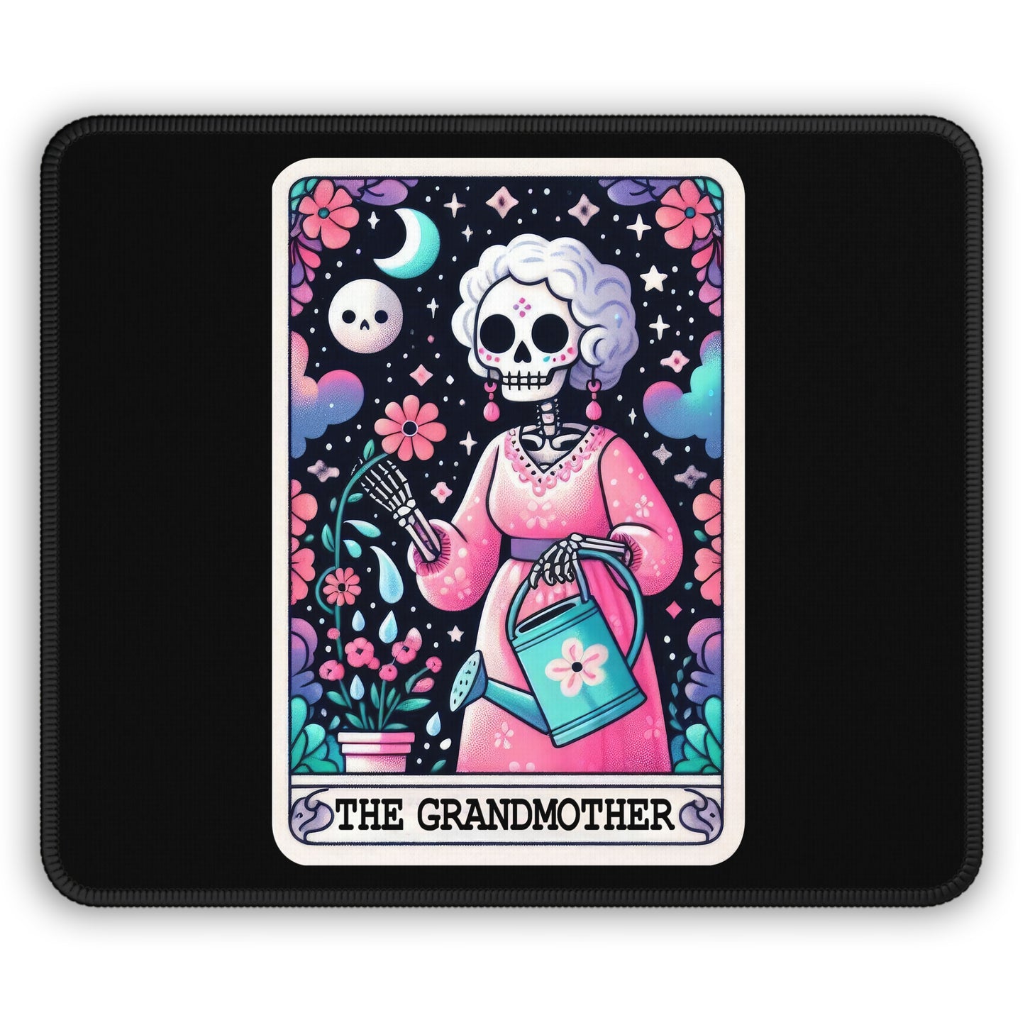 Grandmother Tarot Card Non Slip Mouse Pad | Cozy Office Desk Decor | Unique Gift for Grandma Tarot-Inspired Desk Mat Mother's Day Accessory