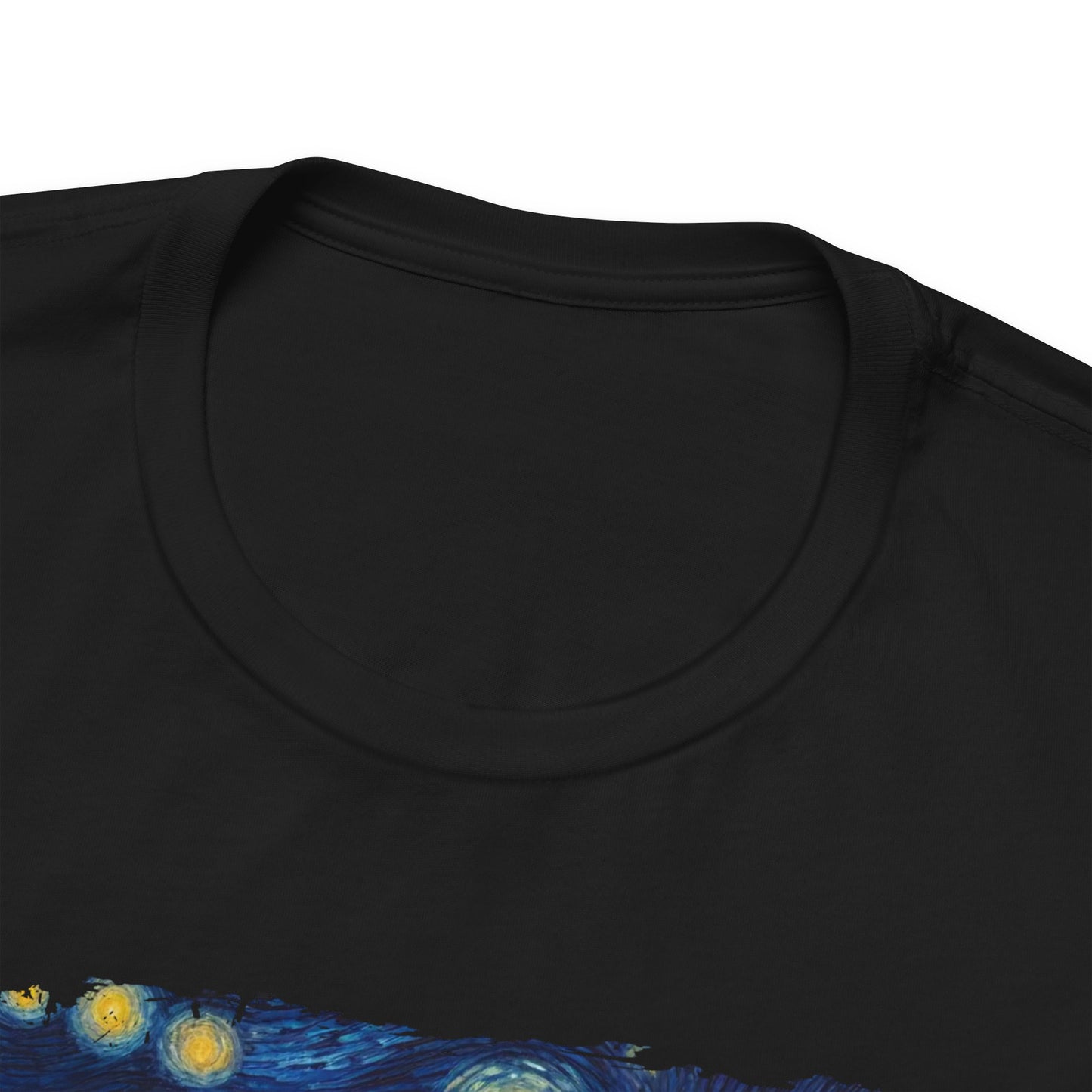 Bigfoot Night Sky Shirt | Starry Night Inspired Art | Humorous Sasquatch Tee | Fun Mythical Animal Gift | Quirky Bigfoot Lover Shirt