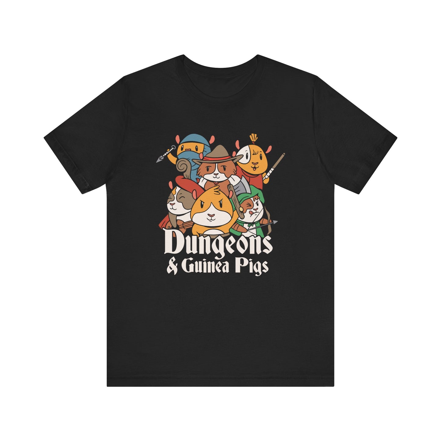 Dungeons and Guinea Pigs Shirt | D&D Parody Game Tee for Guinea Pig Lovers | Roleplaying Fantasy Game | Fun Nerdy Gift Ideas