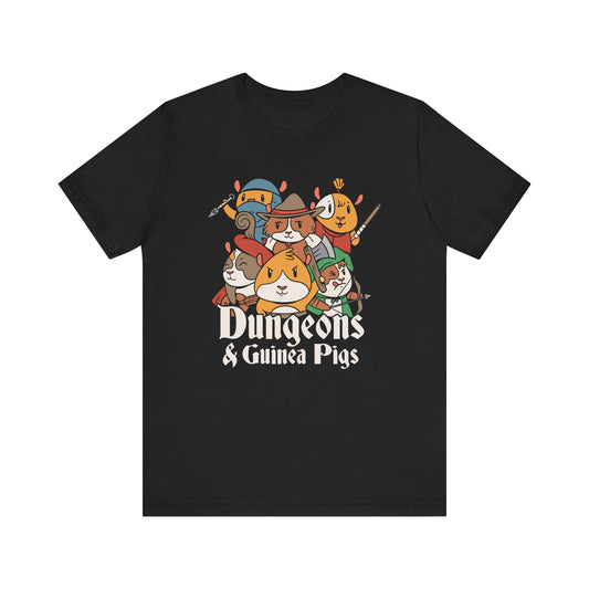 Dungeons and Guinea Pigs Shirt | D&D Parody Game Tee for Guinea Pig Lovers | Roleplaying Fantasy Game | Fun Nerdy Gift Ideas