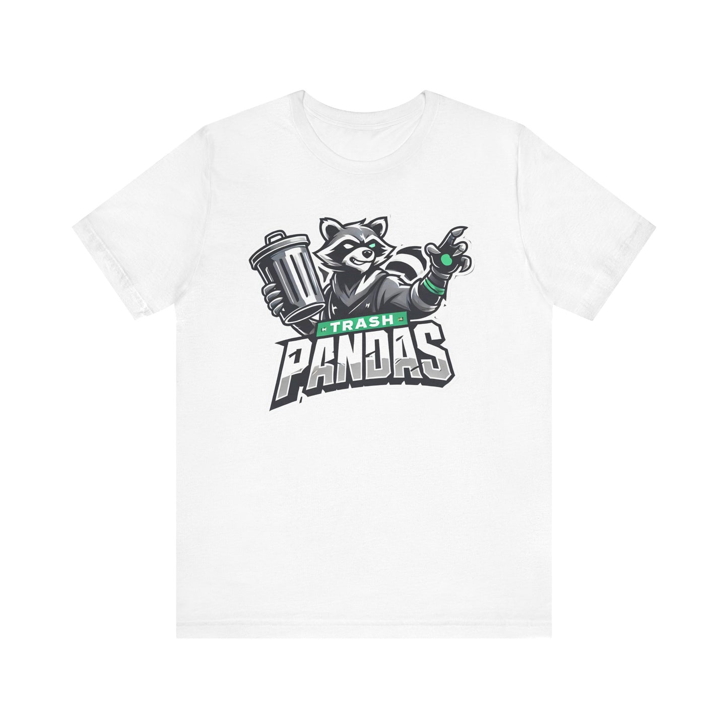 Trash Pandas Raccoon Shirt | Funny Garbage Hero Design | Unique Gift Raccoon Lover Gamers Esports Jersey Style Graphic Tee Funny Raccoon