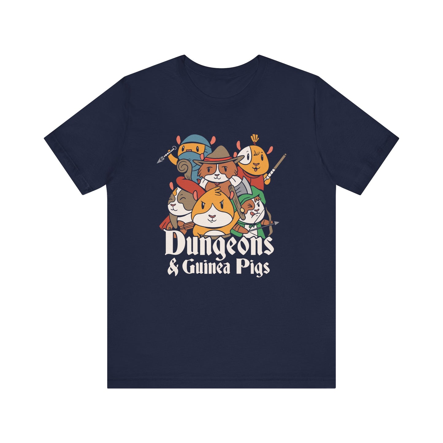 Dungeons and Guinea Pigs Shirt | D&D Parody Game Tee for Guinea Pig Lovers | Roleplaying Fantasy Game | Fun Nerdy Gift Ideas