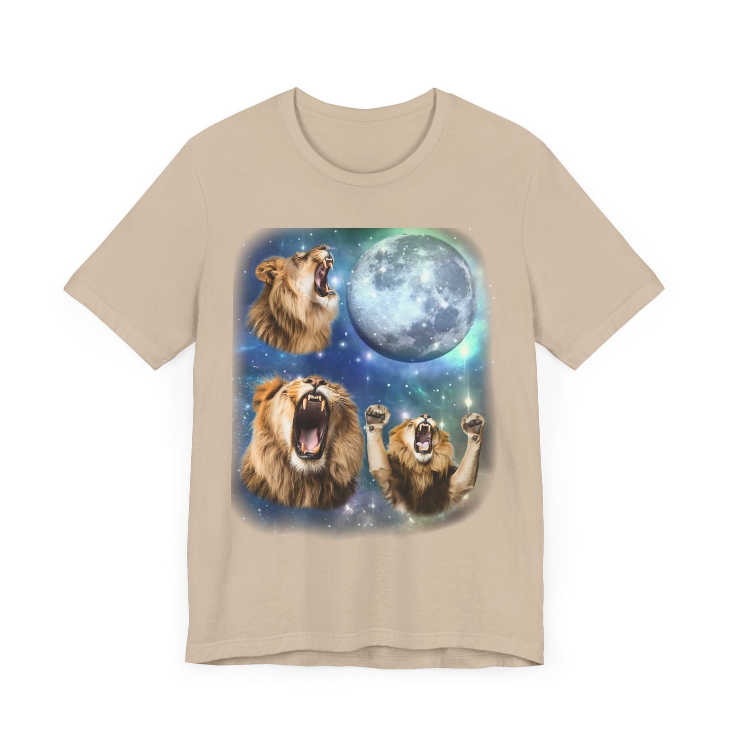 Lion Howling at the Moon Shirt | Vintage 90s Inspired Animal Tee | Funny Lion Lover Gift | Retro Big Cat Vibes | King of the Jungle Humor