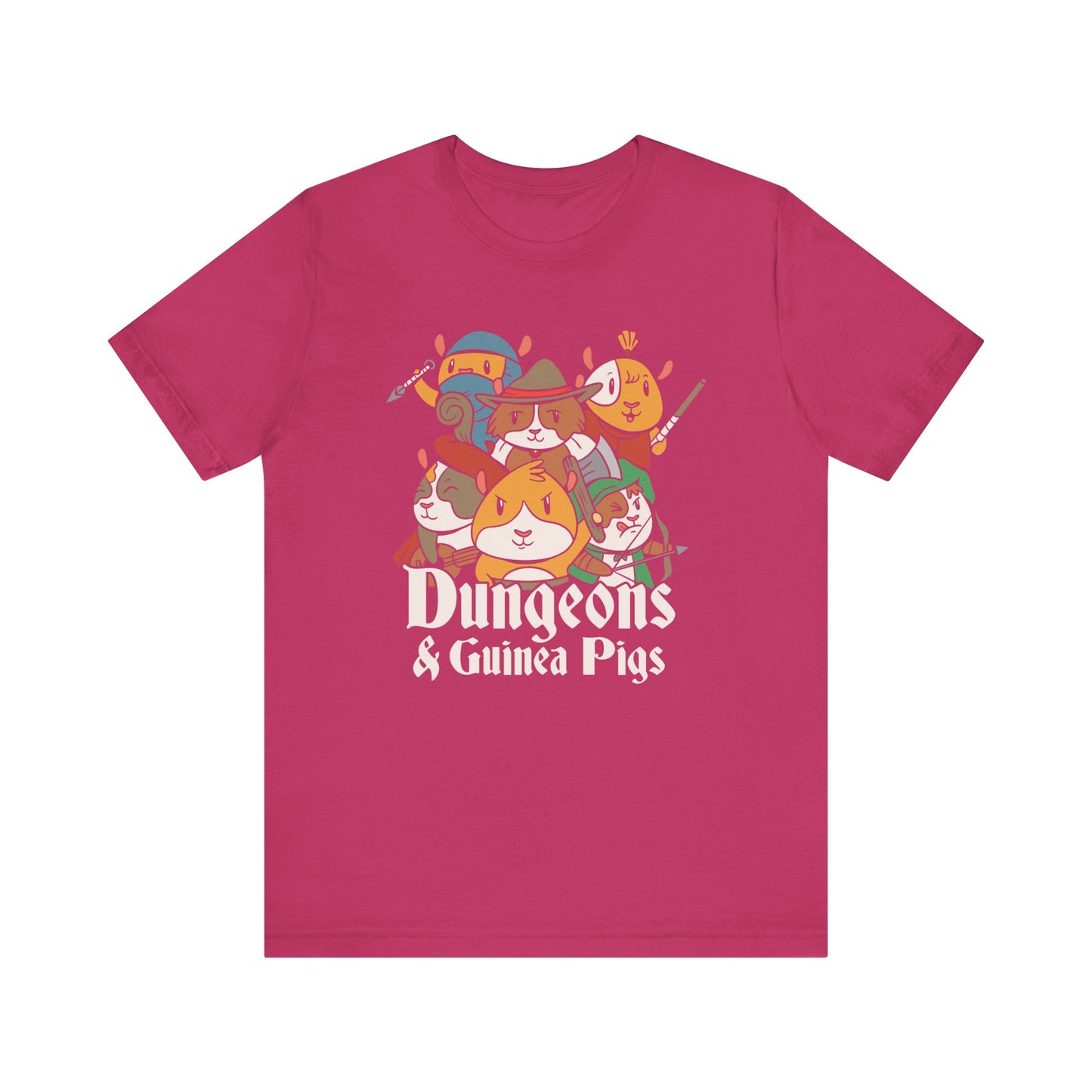 Dungeons and Guinea Pigs Shirt | D&D Parody Game Tee for Guinea Pig Lovers | Roleplaying Fantasy Game | Fun Nerdy Gift Ideas