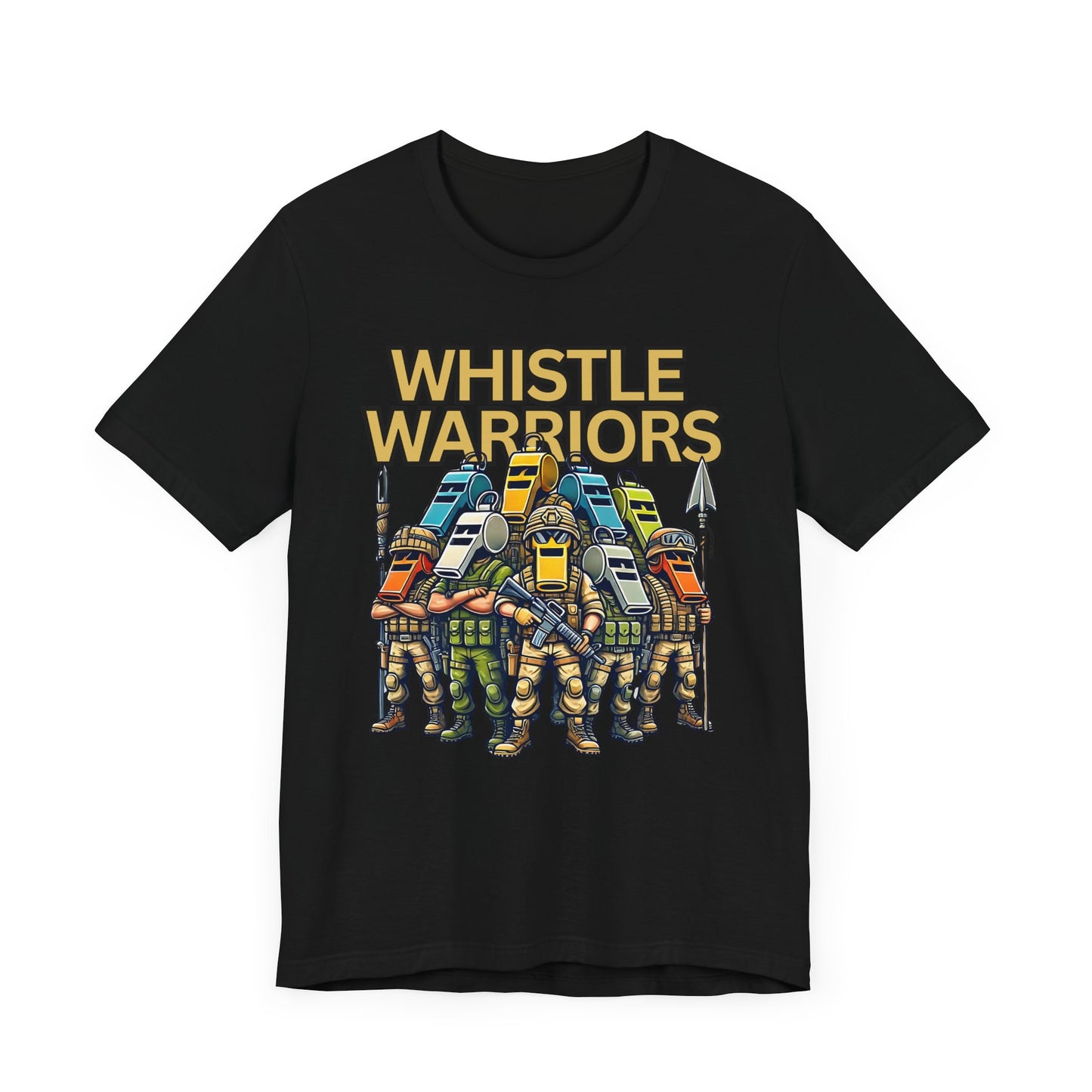 Whistle Warriors | Tactical Cartoon Whistle Soldiers Art | Funny Military Prop Hunt Design | Unique Gamer Gift | Bold Team Illustration