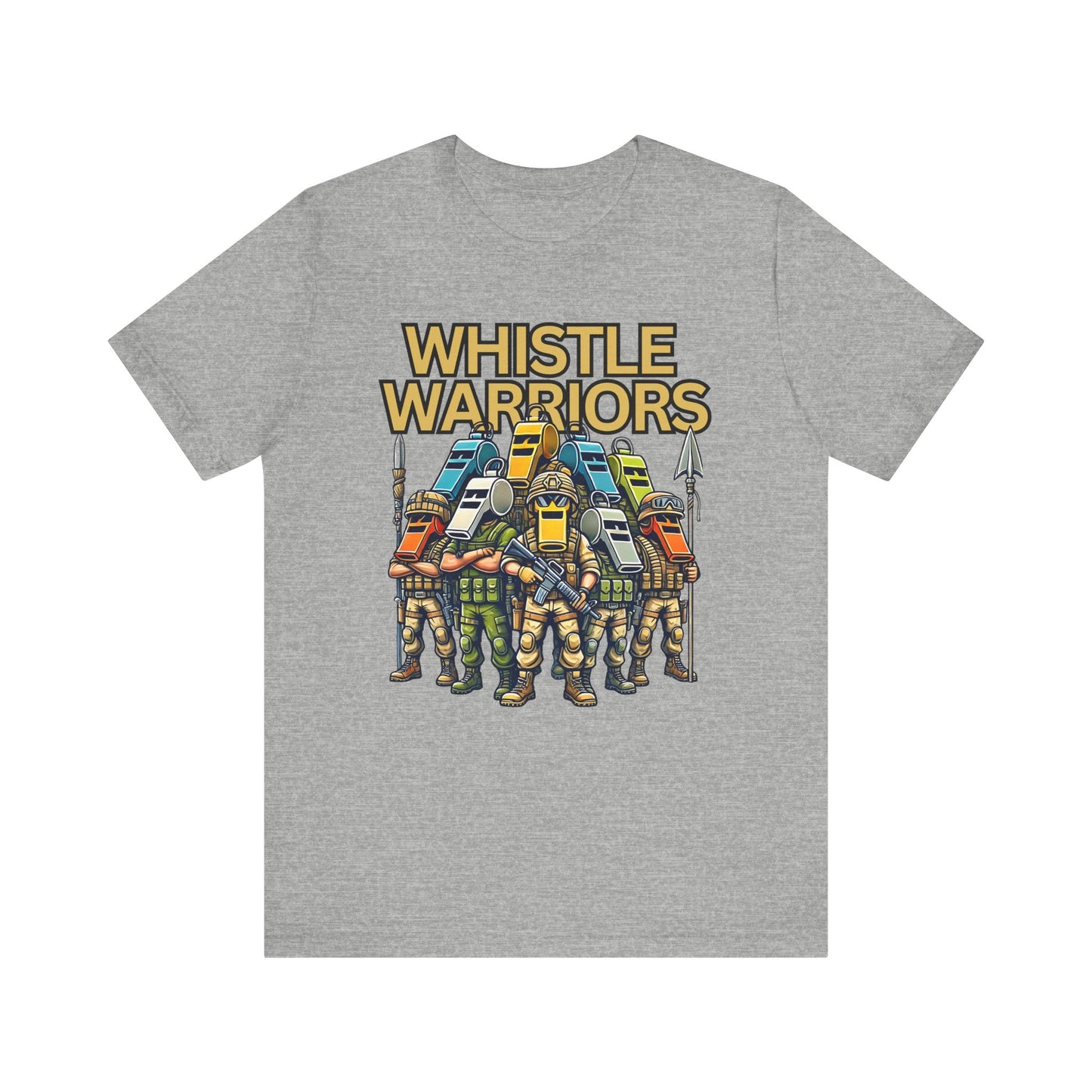 Whistle Warriors | Tactical Cartoon Whistle Soldiers Art | Funny Military Prop Hunt Design | Unique Gamer Gift | Bold Team Illustration