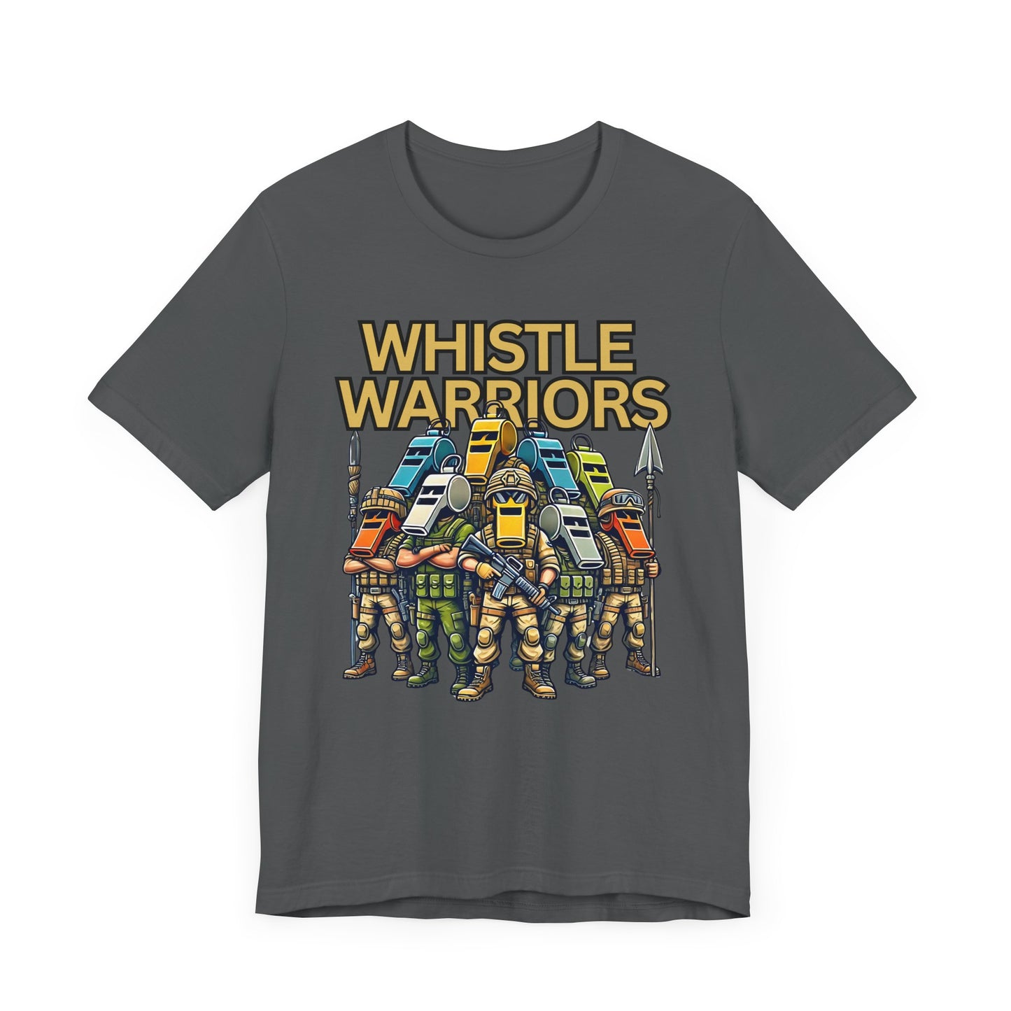 Whistle Warriors | Tactical Cartoon Whistle Soldiers Art | Funny Military Prop Hunt Design | Unique Gamer Gift | Bold Team Illustration