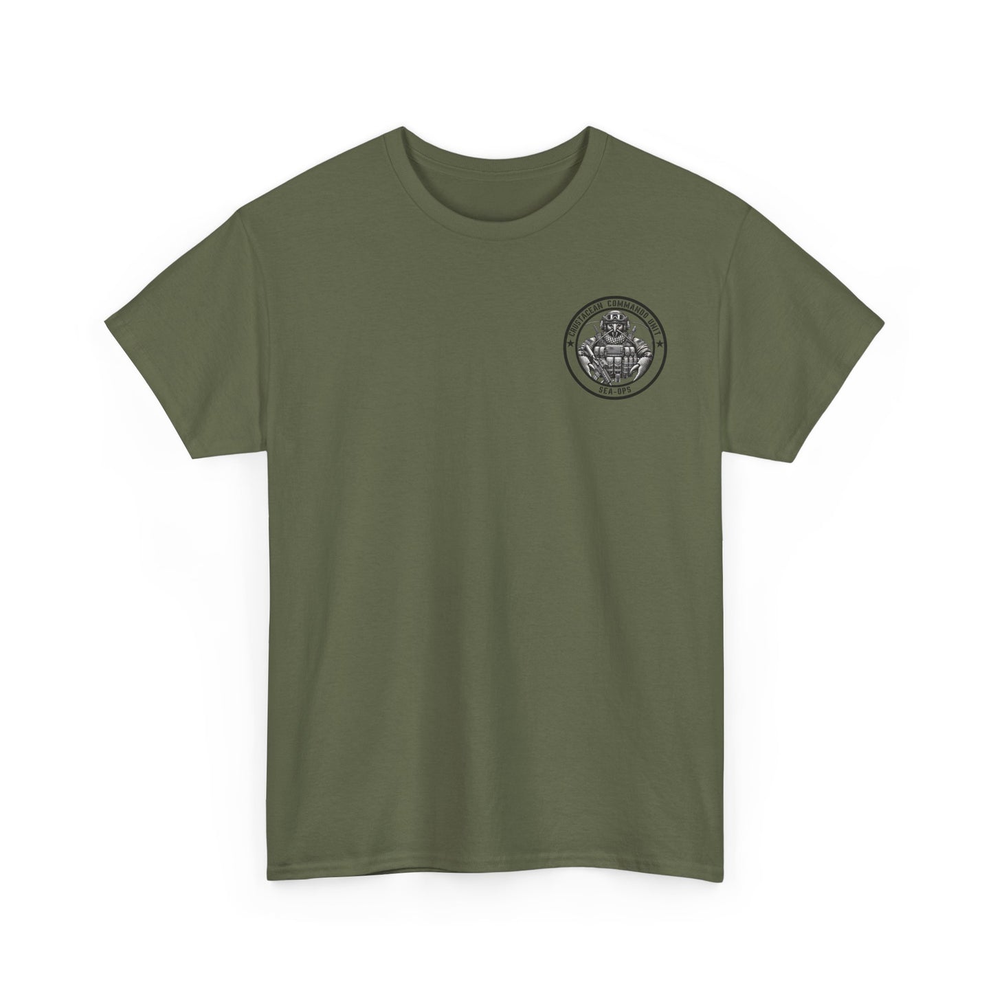 Crustacean Commando Unit Shirt | Tactical Lobster Tee | Funny Military-Inspired Lobster Shirt Patriotic Humor Graphic Seafood Tactical Fans