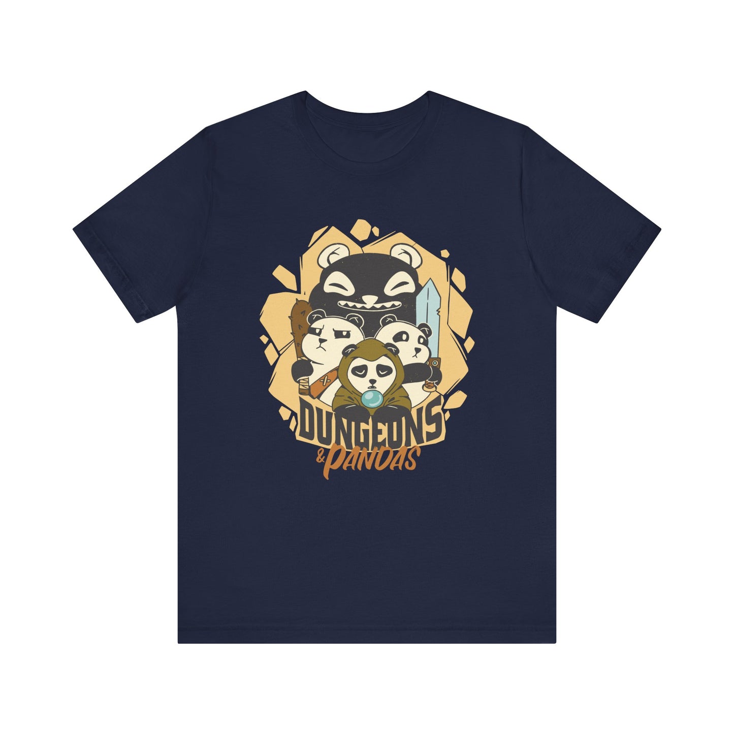 Dungeons and Pandas Shirt | D&D Parody Game Tee for Panda Lovers | Roleplaying Fantasy Game | Nerdy Gift Ideas for Gamers Funny Panda Shirt