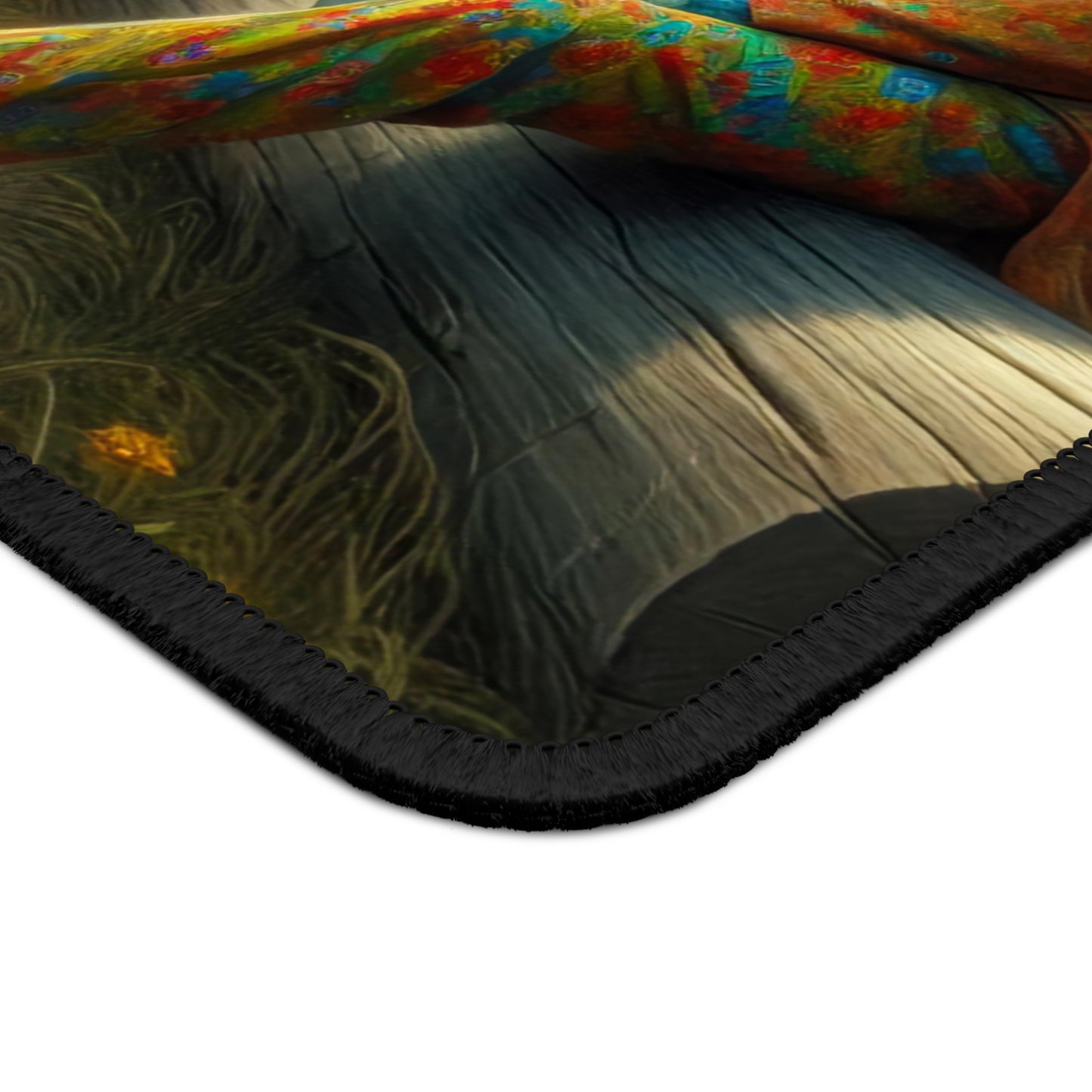 Sad Clown Night Sky Non-Slip Mouse Pad | Melancholic Art Inspired by Starry Night | Unique Clown Gift for Art Lovers Clown Lovers Desk Mat