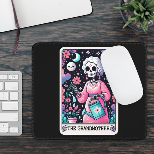 Grandmother Tarot Card Non Slip Mouse Pad | Cozy Office Desk Decor | Unique Gift for Grandma Tarot-Inspired Desk Mat Mother's Day Accessory