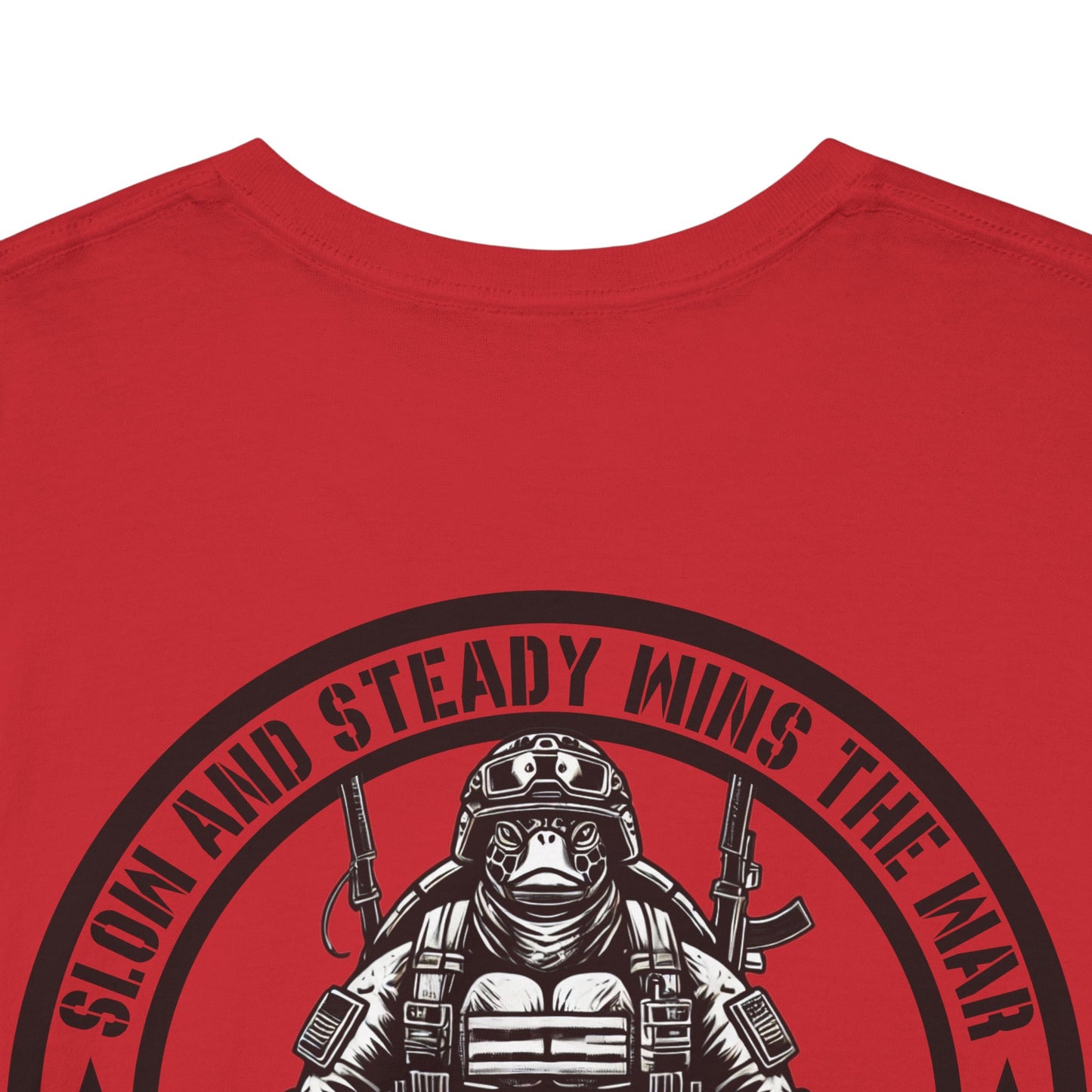 Tactical Turtle Tactics Shirt | Funny Military-Inspired Patriotic Tee | Turtle Lover Gift | Slow and Steady Wins the War Design Humor Style