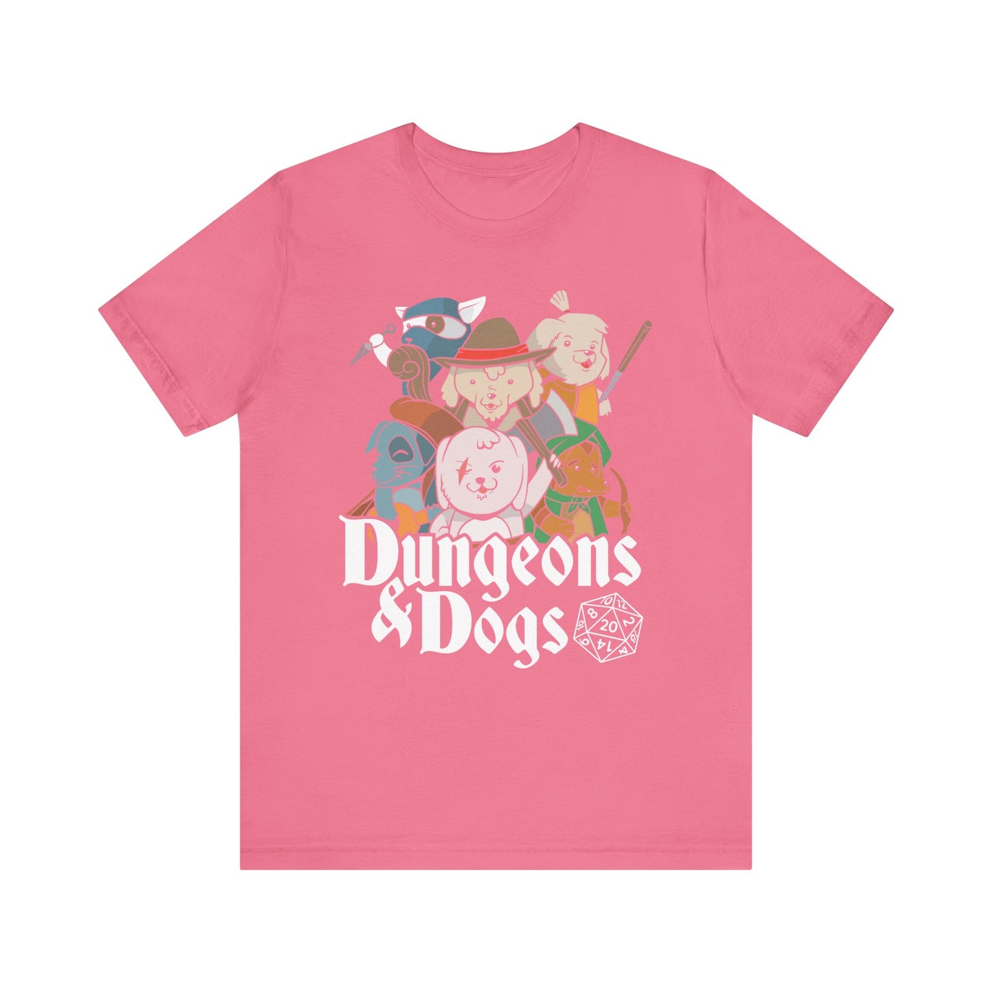 Dungeons and Dogs Shirt | D&D Parody Game Tee for Dog Lovers | Roleplaying Fantasy Game | Fun Nerdy Gift Ideas
