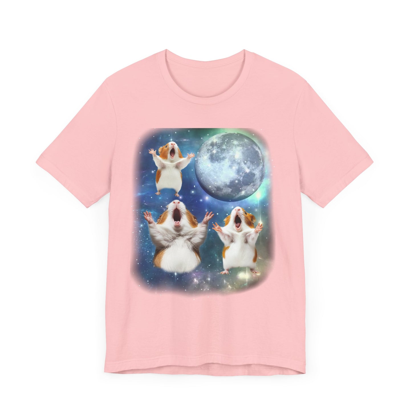 Guinea Pig Howling at the Moon Shirt | Vintage 90s Inspired Gerbil Tee Funny Small Animal Lover Gift Retro Guinea Pig Vibes Unique Pet Humor